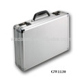 silver portable aluminum laptop case with code locks wholesales